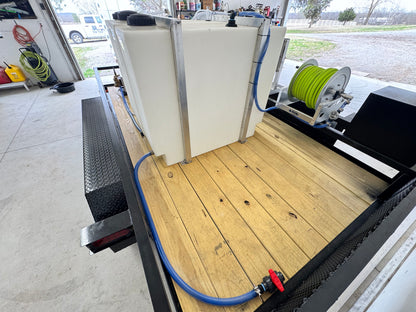AWS - Pro Trailer | 6'x12' Tandem Axle Turnkey Pressure Washing & Soft Washing Trailer