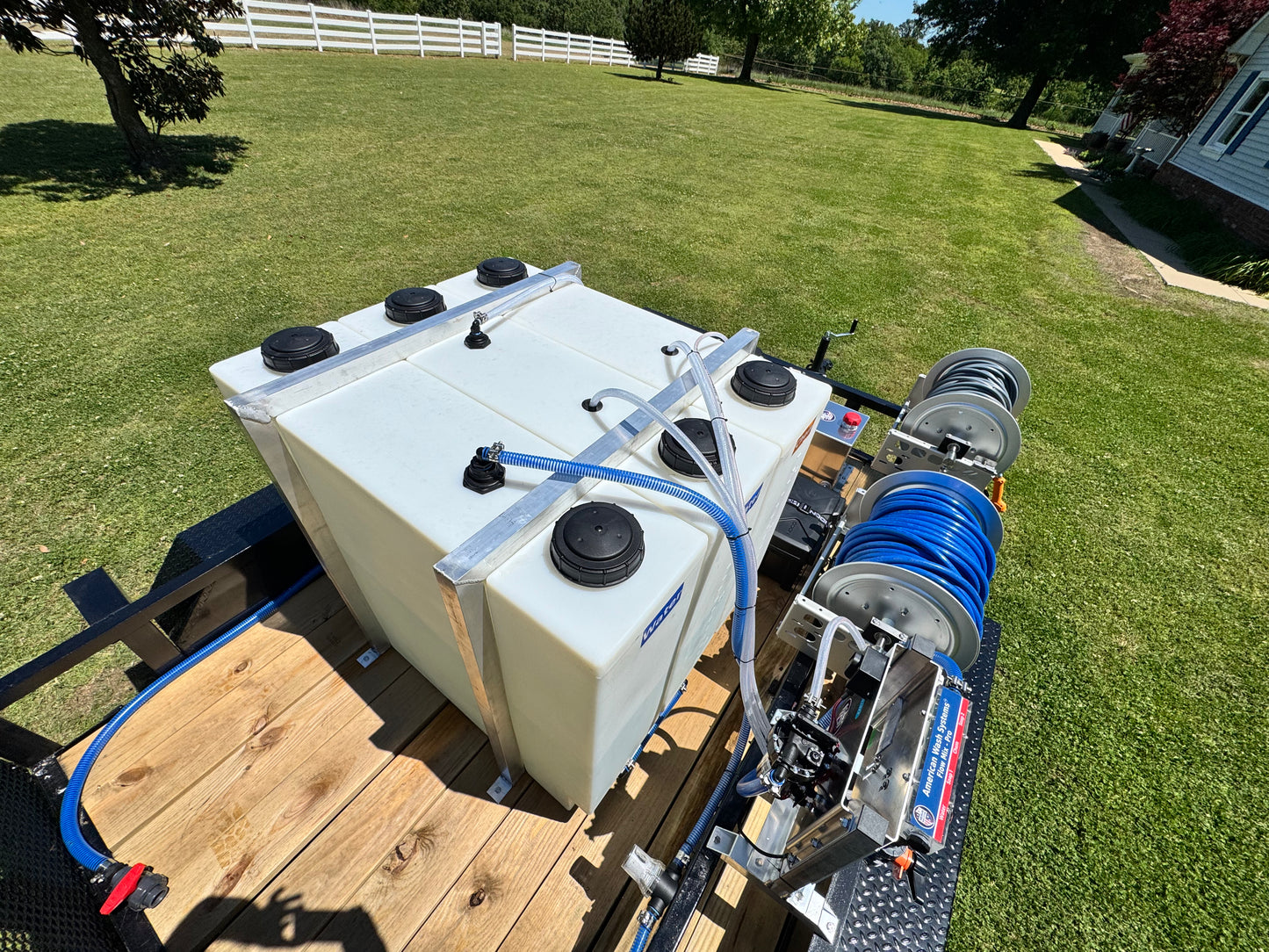AWS - Pro Trailer | 6'x10' Tandem Axle Turnkey Pressure Washing & Soft Washing Trailer