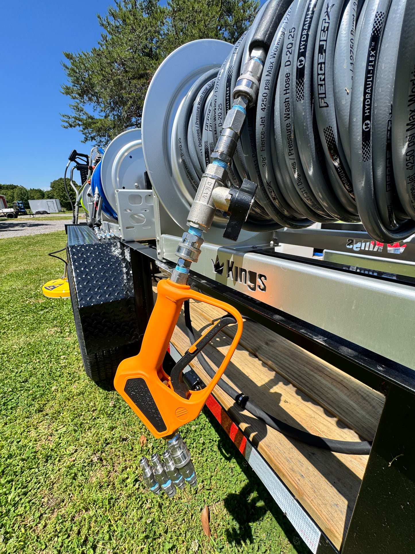 AWS - Pro Trailer | 6'x10' Tandem Axle Turnkey Pressure Washing & Soft Washing Trailer
