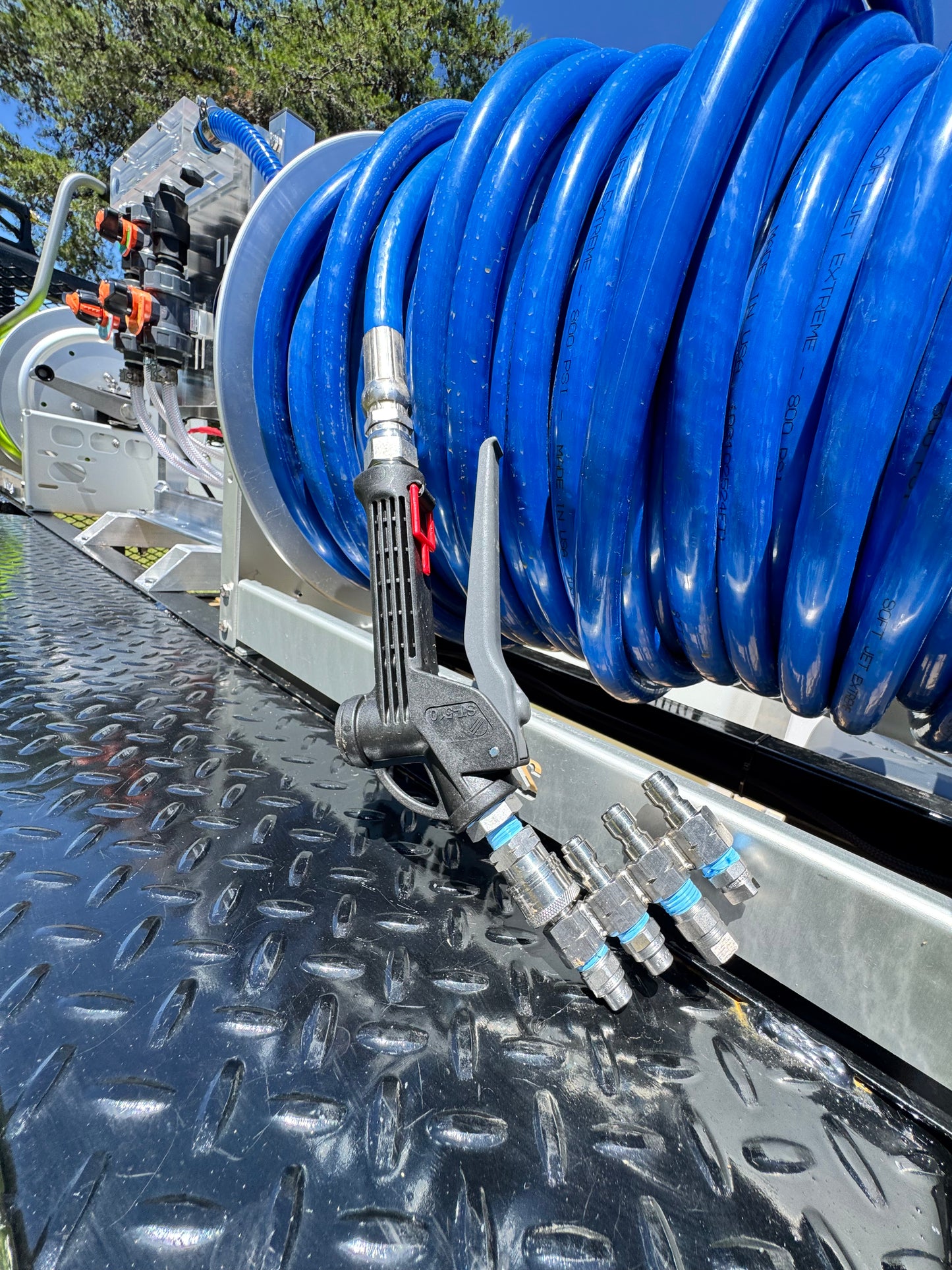 AWS - Pro Trailer | 6'x10' Tandem Axle Turnkey Pressure Washing & Soft Washing Trailer