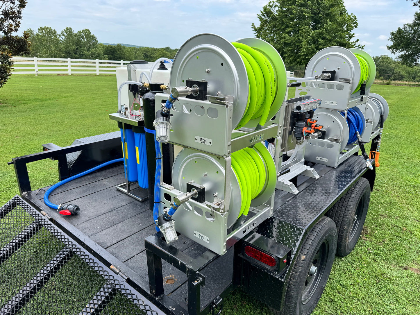 AWS - ULTRA Trailer | 6'x10' Tandem Axle Turnkey Pressure Washing & Soft Washing Trailer (Copy)
