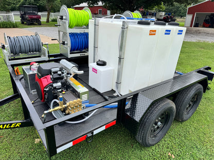AWS - ULTRA Trailer | 6'x10' Tandem Axle Turnkey Pressure Washing & Soft Washing Trailer (Copy)