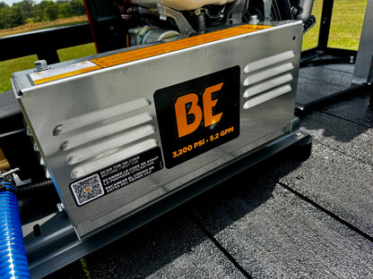 AWS - Mini Trailer | 5'x8' Single Axle Turnkey Pressure Washing & Soft Washing Trailer