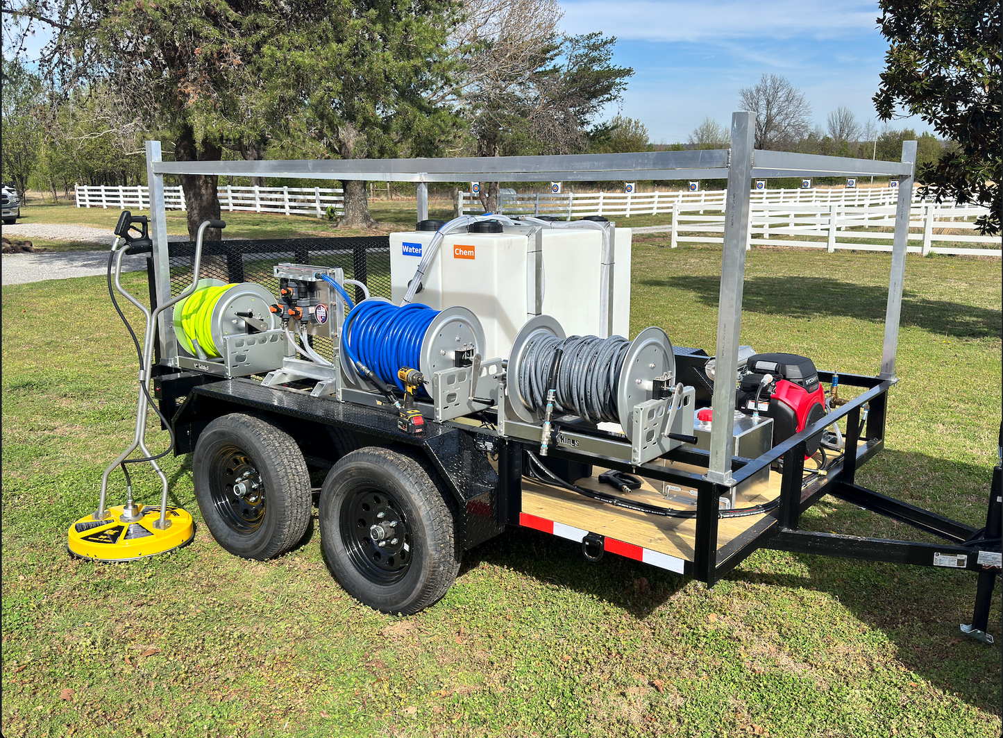 Power Washing Trailer, Soft Washing Trailer, Power Washing Trailer