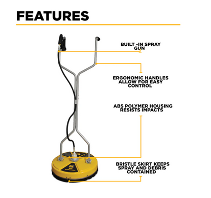 20" Whirl-A-Way Pressure Washer Surface Cleaner