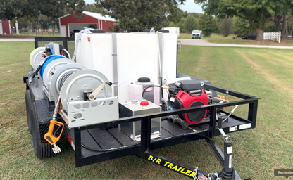 AWS - Pro Trailer | 6'x10' Tandem Axle Turnkey Pressure Washing & Soft Washing Trailer