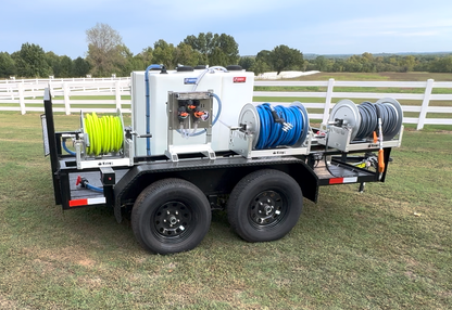AWS - Pro Trailer | 6'x10' Tandem Axle Turnkey Pressure Washing & Soft Washing Trailer