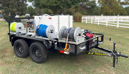 AWS - Pro Trailer | 6'x10' Tandem Axle Turnkey Pressure Washing & Soft Washing Trailer