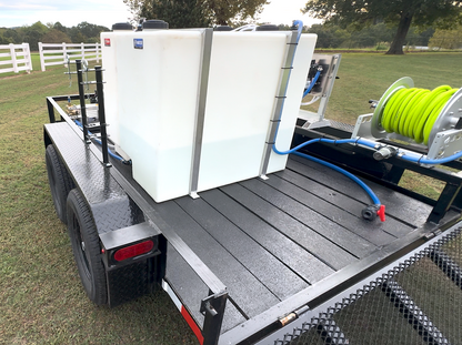 AWS - Pro Trailer | 6'x10' Tandem Axle Turnkey Pressure Washing & Soft Washing Trailer